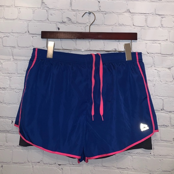 RBX Pants - RBX X Dri Blue & Pink Athletic shorts size L